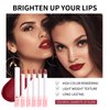 LADYFOX 5 Colors Matte Cigarete Lipstick Set, Velvet Lipstick Cigaretes Non-sticky, Long Lasting and Waterproof Lipstick for Women, Waterproof Labiales Mate (5 Colors)