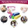 4 Gallon 180pcs Small multicolor Trash Bags Strong Garbage Bags, Bathroom Trash Can Bin Liners, Plastic Bags for Home Bedroom Office, Waste Basket Liner, Fit 12-15 Liter, 3.5,4,4.5 Gal-(4G-6M180)