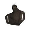 Barsony Black Leather Pancake Gun Holster for Colt 380 Mustang Pony right