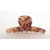 Generic Magenta pink red and mixed color marbled design hair claw clip for fine, thin