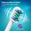 Toothbrush Heads for Philips Sonicare, 16 Pack Electric Toothbrush Replacement Heads Soft Dupont Bristles for Gum Health Improvement