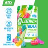 Quench EAA Aminos + Electrolytes - Complete Blend of 9 EAAs - 10g Total Amino Acids - Vitamins, Antioxidants, Electrolytes - Zero Sugar, Carbs, Calories (Sour Gummy Blast)