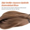 VOPPIS Long Braided Ponytail Extension 30 Inch Pre stretched Braiding Hair Extensions DIY Braid Ponytail Natural Soft Synthetic Hair Piece (Dark Brown, 30inches)