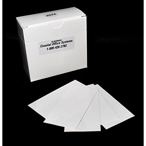 Chiropratic uses Clear Mylar Stips, 2" xz 3-1/2" Size, Easy to Apply, Box of 500.