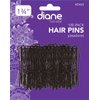 Diane 1.75" Hair Pins, Black, 100 Pins per Card