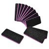New AMT 12 PCS Pedicure Foot File Grit 60/60, Black Callus Remover File, Nail Files for Pets, Emery Boards for Pet Grooming, 60 Grit Foot File (12 PCS -Pink Center)