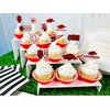 University of Arkansas Cupcake Toppers (24 Pieces) Arkansas Razorbacks Party Supplies for Razorbacks Football, Birthday Gift, Graduation Party Decorations (Arkansas Razorbacks)