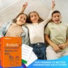 QUOKKA Conversation Cards Game - Kids Edition | 500 Questions | Original Version | Share Thoughts - Fun Talking Board Game for Family Night