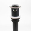 Oil Rubbed Bronze Pop Up Drain, Bathroom Vessel Lavatory Vanity Faucet Sink Drain Stopper, ORB with Overflow