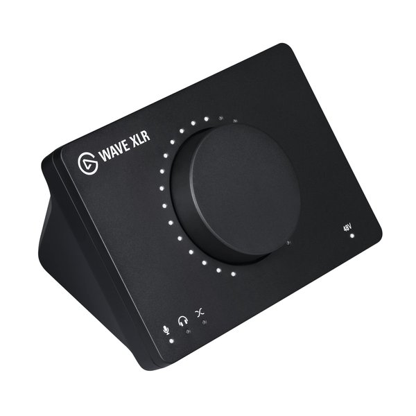 Elgato Wave XLR - Audio Mixer, 75 db Preamp, 48V Phantom Power for XLR Mic to USB-C - For Streaming, Recording, Podcasting