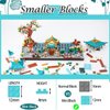 OundarM Mini Chinese Classical Garden Building Blocks Set, Sakura Botanical Collection Building Set for Adults, 14+ Teens, Home Decor Accessories (2350 Pcs)