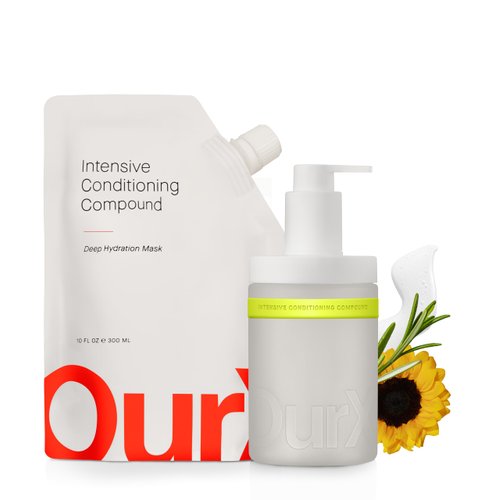 Intensive Conditioning Hair Mask for Dry, Damaged Hair - Repair, Frizz Control, Curl Definition for Textured and Curly Hair - Silicone Free and Sulfate Free 4C Hair Products (10oz)