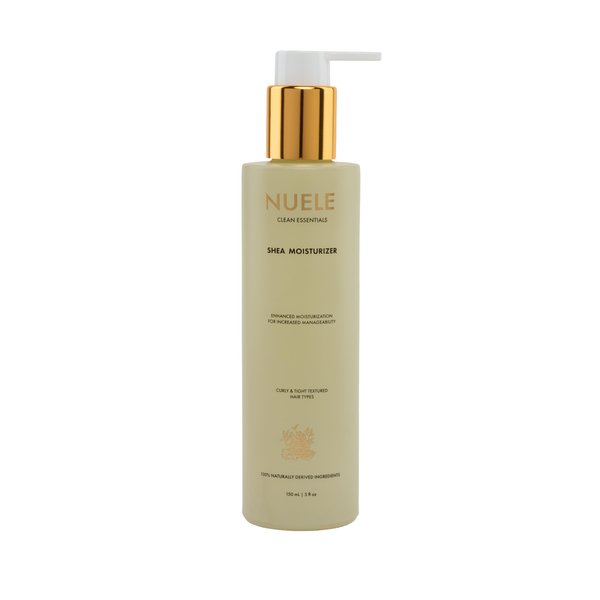 Nuele Clean Essentials Shea Moisturizer | Enhanced Moisturization For Increased Manageability | For Curly & Tight Textured Hair Types | 100% Naturally Derived Ingredients | 5 Fl Oz