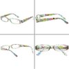 Kerecsen Women's Reading Glasses 4 Pairs Ladies Fashion Spring Hinge Readers (4 Pack Mix, 0.5)