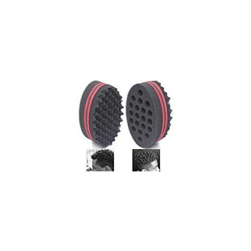 AIR&TREE Magic Barber Sponge Brush for Waves, Dreadlocks, Coils, and Afro Curls - Hair Care Tool with 7 & 16 mm Diameters (1 PCS)