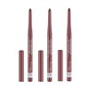 Rimmel Exaggerate Lip Liner Addiction, 0.008 Ounce, Pack of 3