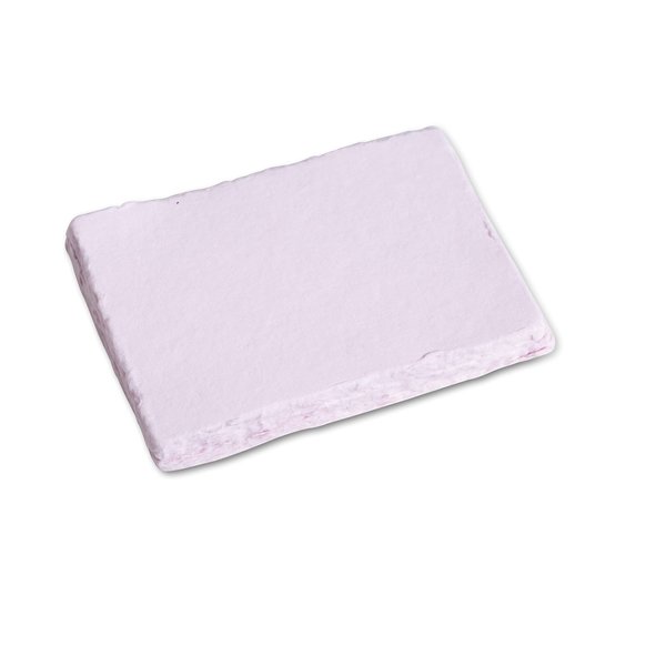 Wanderings Handmade Pink Deckle Edge Paper - Thick 300 GSM - 4x6" Inches, Package of 25 - Mixed Media Loose Leaf Paper for Watercolor, Writers, Invitations, Crafts