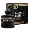 Hairline Powder by The Beard Struggle, Root Touch Up Hair Color, Hair Concealer for Men Instantly Conceals Hair Loss, Baldr's Arrow - Covers Thin Hair & Bald Spots - Sweat Resistant - Medium Brown
