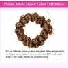 Bileaf Water Wave Crochet Hair Brown Soft Curly Braiding Hair for Knotless Boho Goddess Locs Braids Synthetic Hair Extensions, Long Braiding Hair Deep Wavy Crochet Hair for Braids 30 Inch 7 Packs