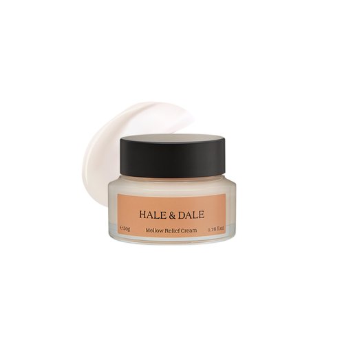 HALE&DALE Korean Moisturizer face Cream 1.76 oz, K-Beauty Moisturizer with Squalane, Shea Butter, Hydrating & Nourishing Cream with Dry and Aging Skin, Vegan, Silicone, Sulfate, and Paraben free