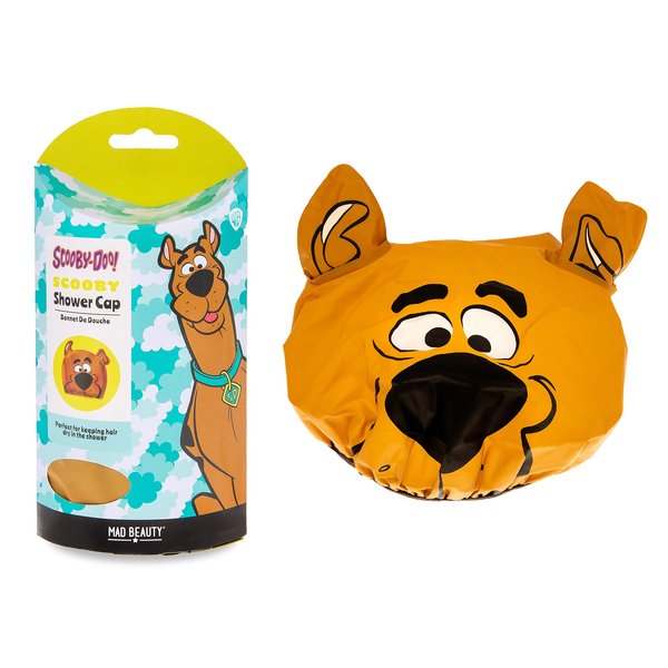 MAD BEAUTY Scooby-Doo Shower Cap, Warner Bros, Childhood Cartoons Throwback, For Delightful, Nostalgic Shower Time, Keeps Hair Dry in Bath or Shower