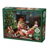 Cobble Hill 1000 Piece Puzzle - Christmas Puppies - Sample Poster Included
