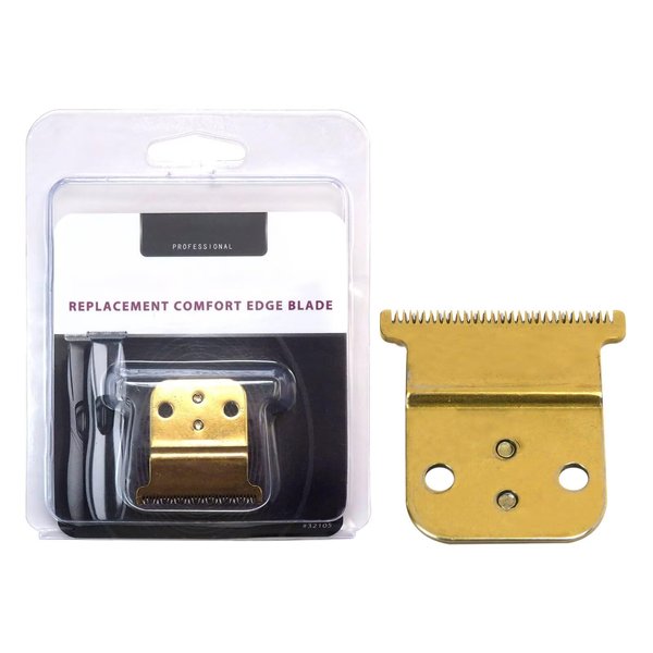 ATIODYUUK Trimmer Replacement T Blade Set Ceramic Blade Carbon Steel Blade Set for D8 SlimLine Pro Li Andis Hair Clipper Trimmer, #32105 D7#32655 D8#32400 (Gold)