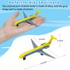Toy Airplane 6 Pack, Diecast Airplane Toy for Boys Age 3 4-7 8-12, Alloy Planes Model/Glider Planes/Airlines Plane Toys for Kids Birthday Cake Toppers Airforce Party Favors