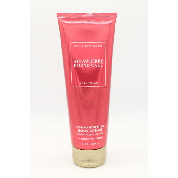 Generic Strawberry Pound Cake, Bath and Body, Ulitmate Hydration Body Cream, 8 oz
