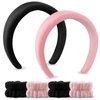 vivinin 6pcs Spa Headband and Wristband Set, Headband For Washing Face, Makeup Headband for Women Girl, Hair Band for Washing Face/Yoga Sport