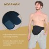 Colostomy Bag Covers for Women and Men, Ostomy Supplies,Ostomy Pouch Covers Abdomen (Black, L)
