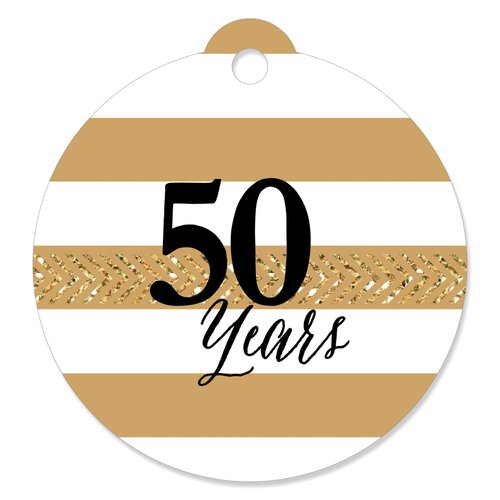 Big Dot of Happiness We Still Do - 50th Wedding Anniversary Party Favor Gift Tags (Set 20)