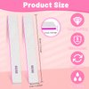 12pcs Nail Files 60 Grit, BLESWIN 60/60 Grit Nail Files, Jumbo Nail Files for Acrylic Nail, Double-Sided Emery Board Nail Filer for Manicure, Pedicure, and Acrylic Nails
