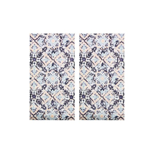 Summer Ocean Themed Disposable Hand Guest Towels 2-Ply Decorative Paper Napkins, for Bathroom, Powder Room, Everyday Buffet Kitchen Décor 2-Packs of 26ct Each, 52 Total (Coral Medallion)