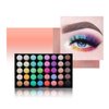 Yinhing Matte Glitter Eyeshadow, 40 Colors Eyeshadow Matte and Glitter, Eye Shadow Palette Pigment Cosmetic Makeup Set (E40#2)