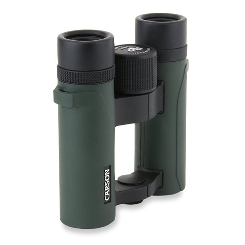 Carson RD Series 8x26mm Open-Bridge Waterproof Compact Binoculars (RD-826), Green