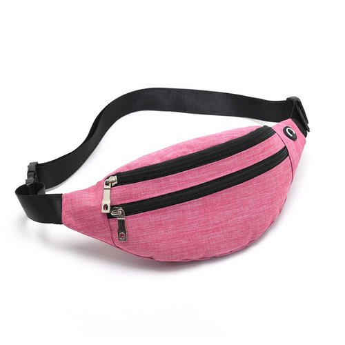 YUNGHE Fanny Pack for Men & Women - Waterproof Waist Bag Pack with Adjustable Strap for Travel Sports Running.(Pink-02)