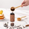Wooden coffee scoop for jars Bamboo scoop Wooden scoop Farmhouse minimalist food jars scoop