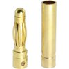 MEETOOT 20Pairs 4mm Gold-Plated Brass Bullet Banana Plug Male Female Bullet Banana Connector RC Part for ESC Battery Motor