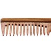 THE Unltd India Neem wood Handmade Comb For Detangling Long, Thick and Wavy Hair, Wide Tooth Structure for Gentle Grooming Anti Static, Hair Comb With Handle for Men, Women and Kids (Wide Teeth)