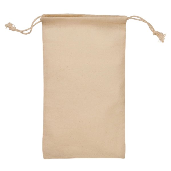 100% Cotton, Washable Carry Bag for FreedomWand Toilet Aid – Breathable Travel Pouch More Discreet Than Clear Zipper Pouches – Fits All 4 Pieces of FreedomWand Perfect for Traveling