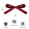 Vodolo Hair Bows for Girls,20 PCS Small Bow Hair Clips Tassel Ribbon Bowknot With Short Tail,Ribbon Hair Bows Barrettes for Thick Thin Hair,Nonslip Hair Accessories Christmas Birthday Gifts