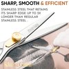 ShearGuru Professional Barber Kit/Salon Haircut Scissors Cutting Set - 6.5"-Straight Edge Razor Sharp Barber Scissors + Texturizing Thinning Shears Styling Hair for Women Men
