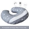Biloban Nursing Pillow Cover 2 Pack for Breastfeeding Pillow, Ultra Soft and Cozy Nursing Pillow Slipcovers, Snug Fits Boppy Pillow, Great, Perfect Newborn Gift, Best Choice for Mom or Baby