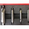LLDSIMEX 5PC M2HSS Combined Center Drills Countersinks 60 Degree Angle Bit Set
