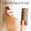 Beaupretty Wide Tooth Comb Acetate Comb Hair Detangling Comb Tortoise Comb Purse Hair Detangling Comb for Thick Curly Hair