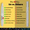 Bliss Kiss Refillable Cuticle Oil Pen for Nails - Empty 8 ml Squeeze Nail Oil Pen with brush applicator from 1-Pack