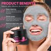 RIHAKO Bubble Carbonated Clay Mask -Bubble Deep Cleansing Face Mask for Blackhead Removal, Exfoliation, Pore Cleansing, Oil Removal, Face Detoxification