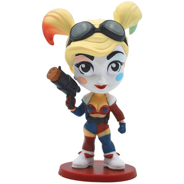 Cryptozoic Entertainment Free Comic Book Day DC Lil' Bombshells Harley Quinn Mini Vinyl Figure, Multicolor Small