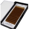 Scala Thickness 0.10mm C Curl Light Brown/Dark Brown/Black-Brown False lashes Individual Eyelash Extension Natural False Eyelashes (12mm, Light Brown)